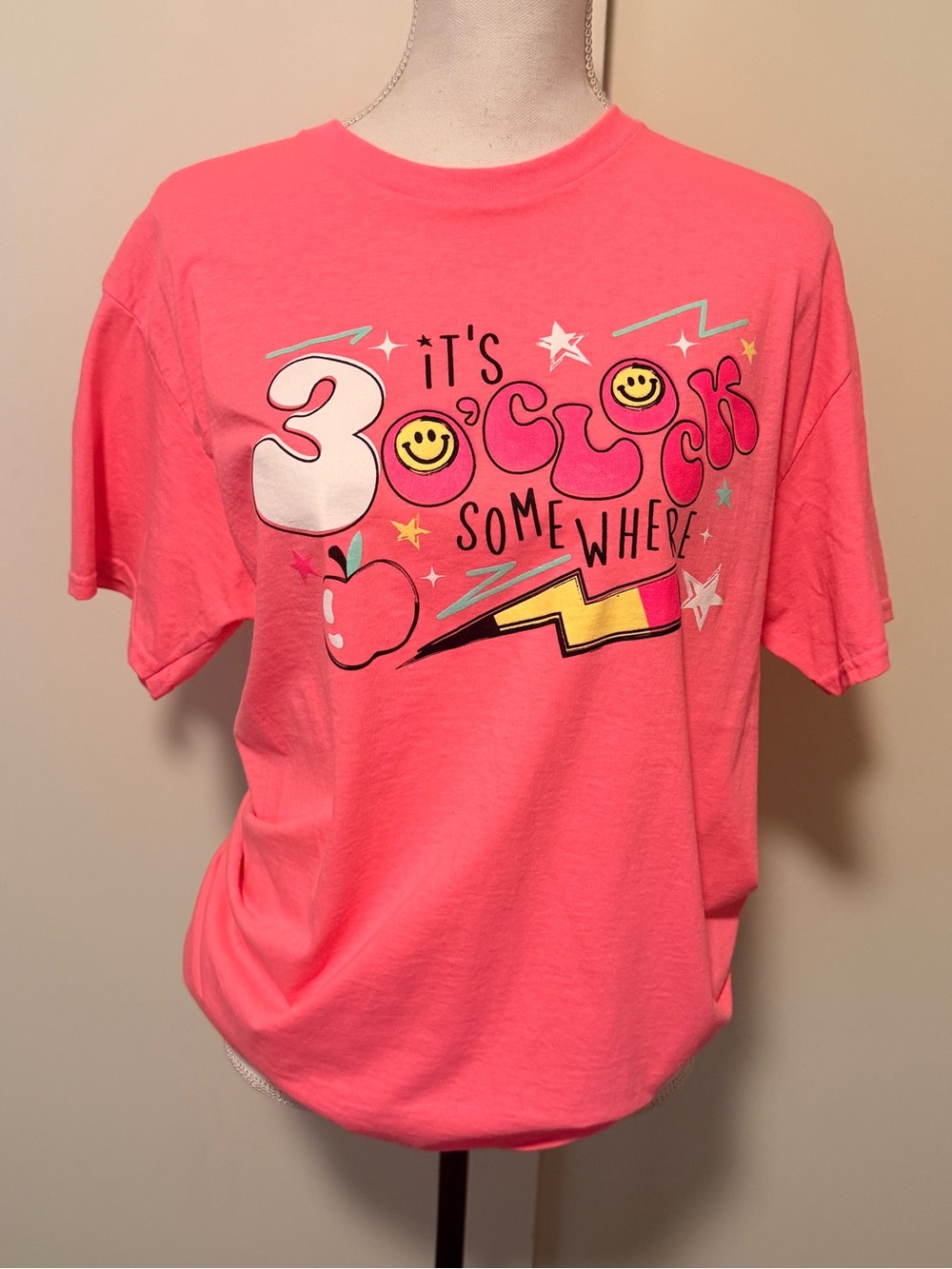 Teacher tee size M